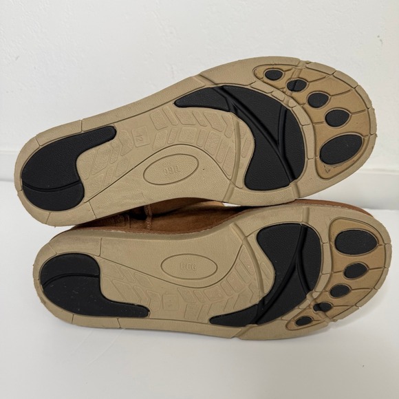 Jumbo UGG Boots Australia Classic Chestnut Suede Sheepskin Lined Size 12 Cozy - Picture 9 of 14